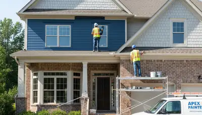 Raleigh, NC painters providing professional interior and exterior painting services