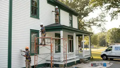 Raleigh, NC painters providing professional interior and exterior painting services
