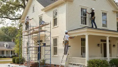 Raleigh, NC painting contractors providing professional interior and exterior house painting services