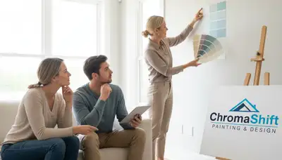 Raleigh, NC paint color consultation for choosing the right palette in a home or business interior