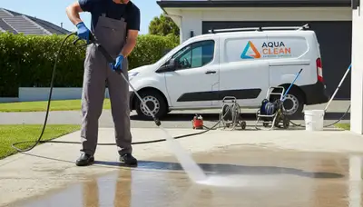 Concrete pressure cleaning service in Raleigh, NC for driveways and patios