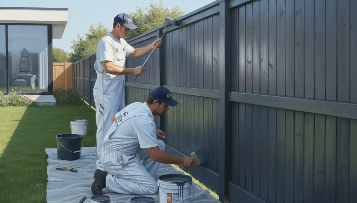 Fence painting in Raleigh, NC by Raleigh Paint Pros for durable, weather-resistant curb appeal