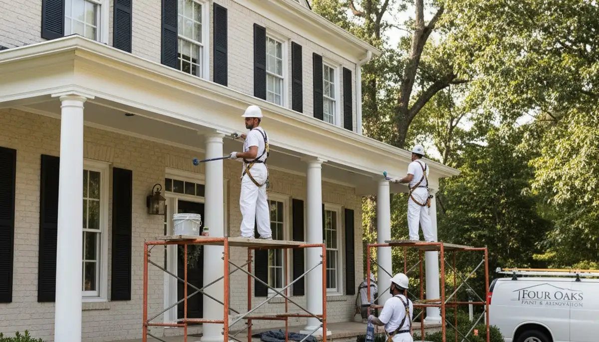 Painting contractor in Raleigh, NC providing professional interior and exterior painting services