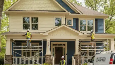 Raleigh, NC painting contractors providing professional interior and exterior house painting services