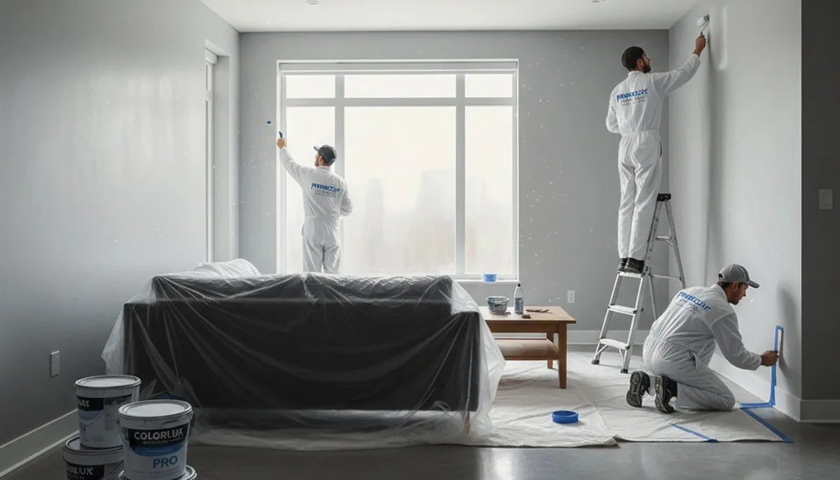 Interior house painting in Raleigh, NC for durable, clean finishes in a home interior
