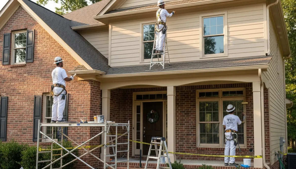 Painting company team serving Raleigh, NC, providing professional interior and exterior painting services
