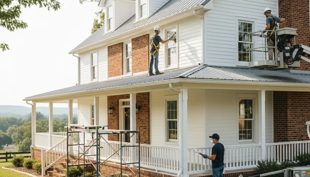 Painting contractor serving Raleigh, NC with professional interior and exterior house painting services