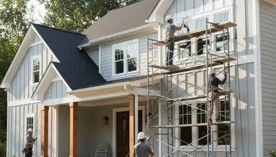 Painting contractors in Raleigh, NC providing professional interior and exterior house painting services