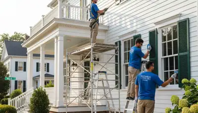 Painting contractor serving Raleigh, NC for residential and commercial interior and exterior projects