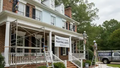 Painting contractors serving Raleigh, NC for professional interior and exterior painting services