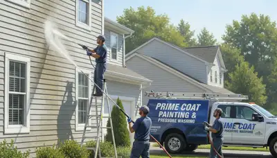 Vinyl siding pressure cleaning in Raleigh, NC for mold, mildew, and grime removal
