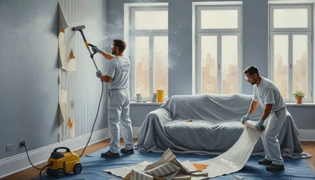 Wallpaper removal service in Raleigh, NC for clean, careful wall prep by Raleigh Paint Pros