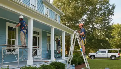 Painting contractor serving Raleigh, NC with professional interior and exterior house painting services